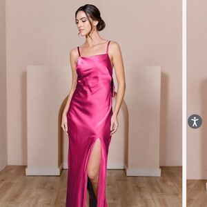 Revelry Steph Satin Bridesmaid Dress